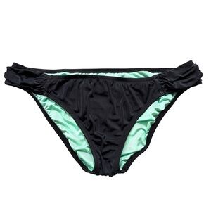 🔴 5 for $10 ONE Shade & Shore Black Full Coverage Swimsuit Bottom Size L